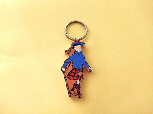 Ancien porte clés bois - porte,