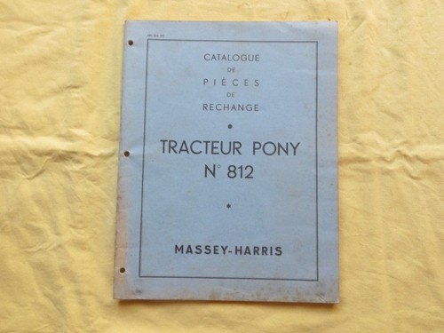 Tracteur massey harris pony - harris,