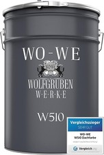 Peinture Toiture Revêtement Toit Rénovation Tuile W510 - Noir similaire à RAL 90