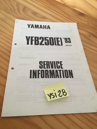 Yamaha yfb250 timberwolf 1993 - yfb250,