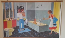 antique school posters