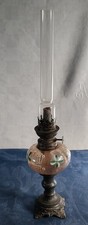 LAMPE A PETROLE ancienne VERRE