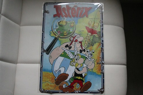 Plaque publicitaire asterix - plaque,