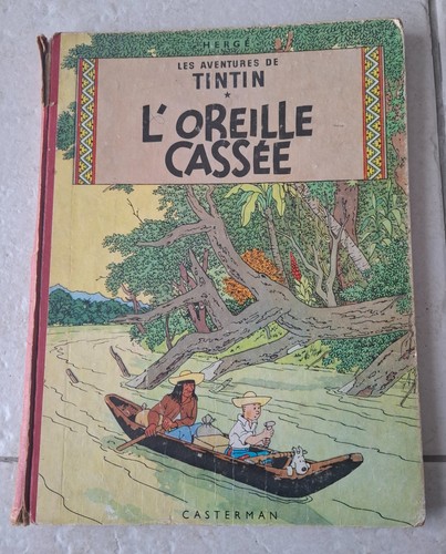 Tintin oreille cassée - et, l'oreille
