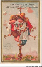 CAR-ABHP5-0866-CHROMOS - AUX ARMES D'ORLEANS - CHAUSSURES - GIROUETTES - VENT