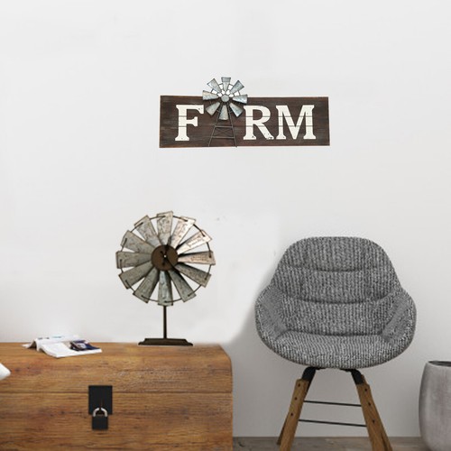 Ese metal windmill clock - ese,