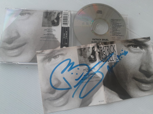 Patrick bruel autographe - patrick, cd