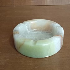 Cendrier En Onyx Vert, Orange