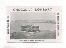 Chromo   SAINT-MALO, Tombeau