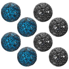  Lot de 8 boules de mosaïque