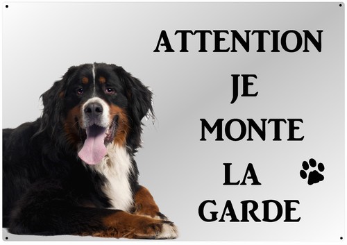 Plaque métal chien - de, garde