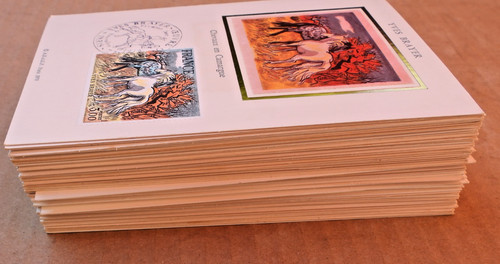 Lot cartes maximum timbres - lot,