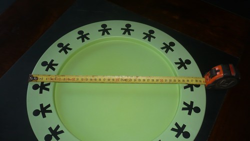 Vintage plateau rond metal - vintage,