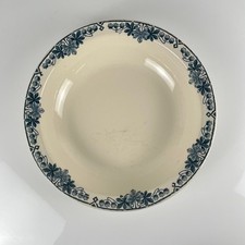 Longwy Saladier Faïence Bleu