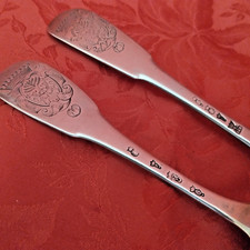 Couvert en argent aux belles