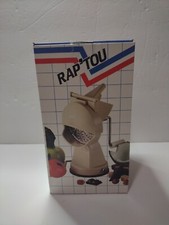 Vintage Rap'tou Kitchen Food Processor Chopper Slicer Coupe Frites Chip Cutter