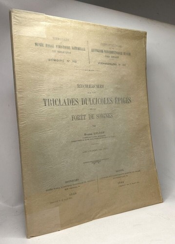 Recherches sur les triclades
