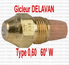 Gicleur fioul fuel 0,60 0,60°