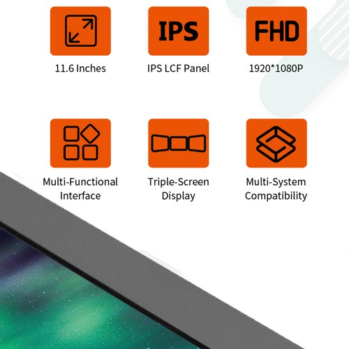 Gtmedia mate moniteur 6 - gtmedia, 11.6