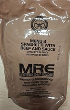 Ration De Survie Militaire Américaine MRE US 2027 Menu a determiner