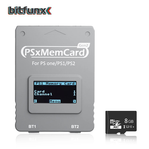 Bitfunx psxmemcard gen2 - gen2, carte