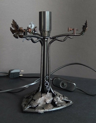 Pied lampe fer - de,