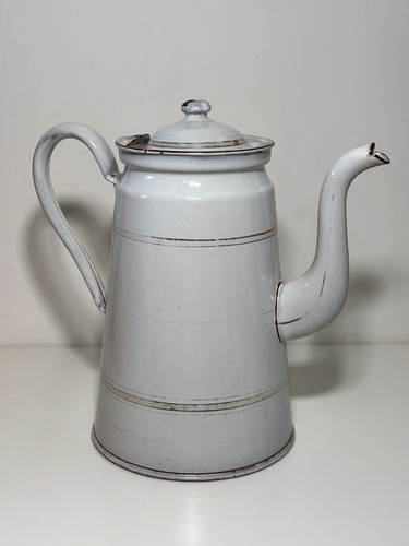 Cafetière tole émaillée - tole,