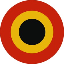 drapeau aviation Belge - 15cm