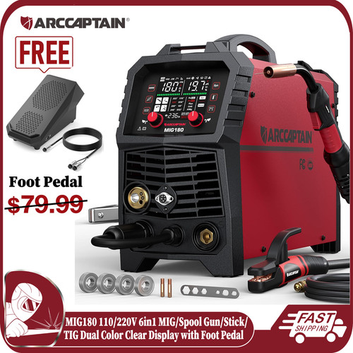 Arccaptain 180a mig welder - 180a,
