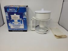 Vintage Brita Deluxe Glass Pitcher Water Filter New Old Stock