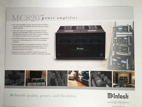 Mcintosh mc8207 original power - mcintosh,