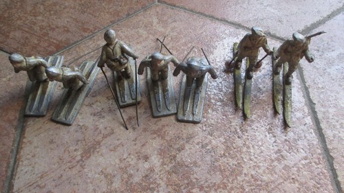 Figurines soldats skieurs - figurines,