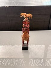 Ancien Figurine Asmat Africain