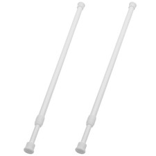 2 Pcs Barre Rideau Douche