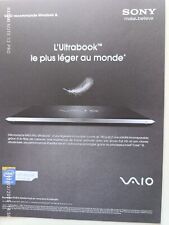SONY Vintage Print Ad !! " Ultrabook "
