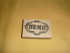 SCRAPBOOKING Tampon en bois