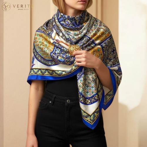 Rare vintage foulard soie - vintage,