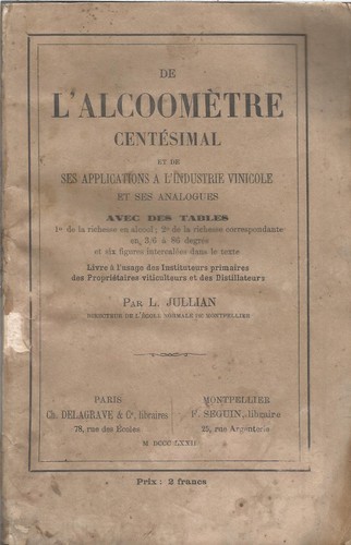 Alcoomètre centésimal - de,