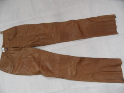 Pantalon cuir elegance - cuir,