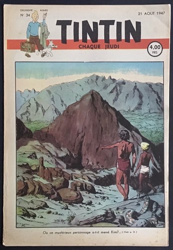 Tintin édition belge - tintin,