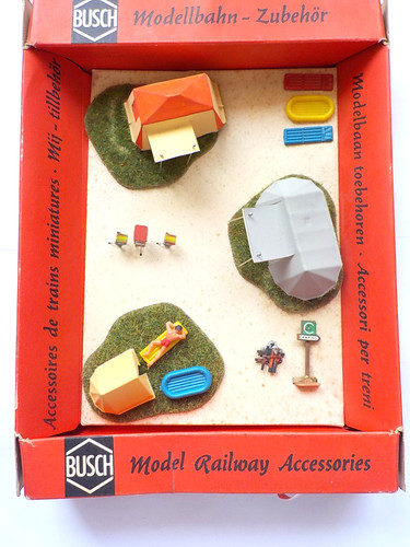 Coffret busch camping tentes - camping,