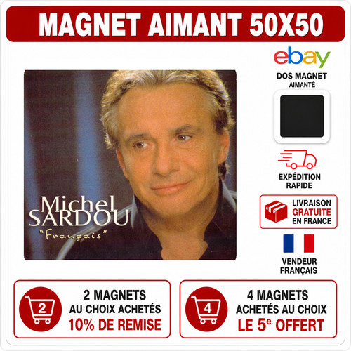 Magnet michel sardou francais - magnet,