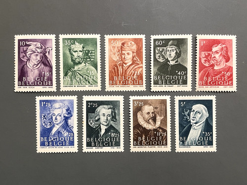 Série timbres belgique - timbres,