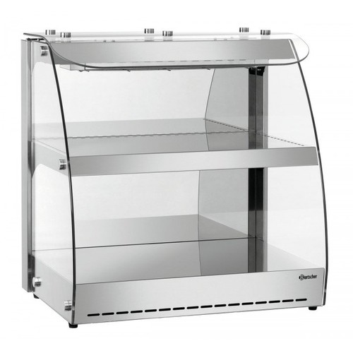 Vitrine inox chauffante 104