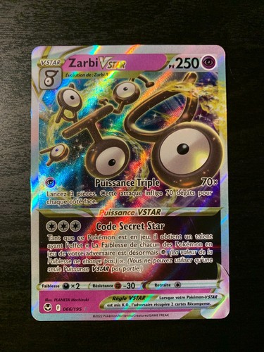 Carte pokémon zarbi vstar - zarbi,
