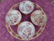 4 Assiettes Plates Terre de