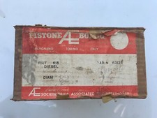 Fiat 615 DIESEL PISTON SET PISTONS 82 OLD STOCK