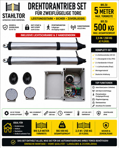 Kit motorisation portail - kit,
