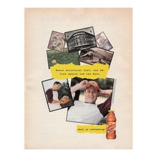 Lipton Lemon Iced Tea Vintage Magazine Print Ad 2002