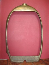 Ancienne calandre voiture tacot en laiton repoussé Bugatti ? Saurer ? collection